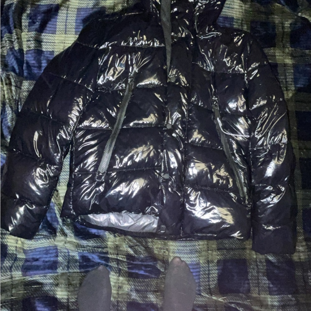 Kids Black Puffer Jacket